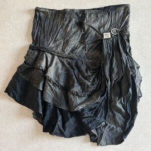 Diesel Alternative Distressed Asymmetrical Skirt